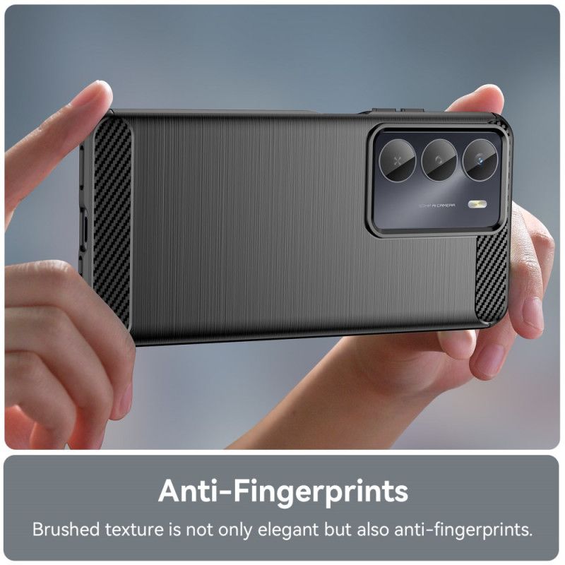 Cover Realme 14x 5g Børstet Kulfiber