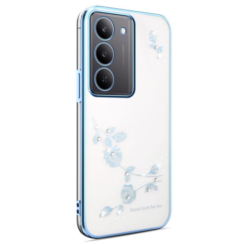 Cover Realme 14x 5g Kadem Blomsterdekoration Og Rhinsten