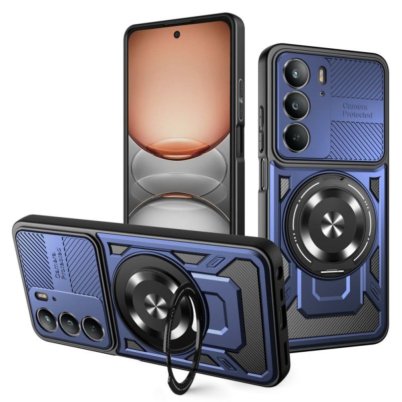 Cover Realme 14x 5g Magnetisk Med Roterende Stativ