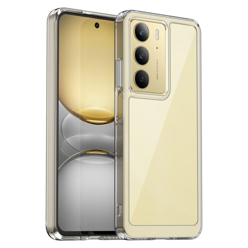 Cover Realme 14x 5g Transparent Med Skærmbeskytter I Hærdet Glas