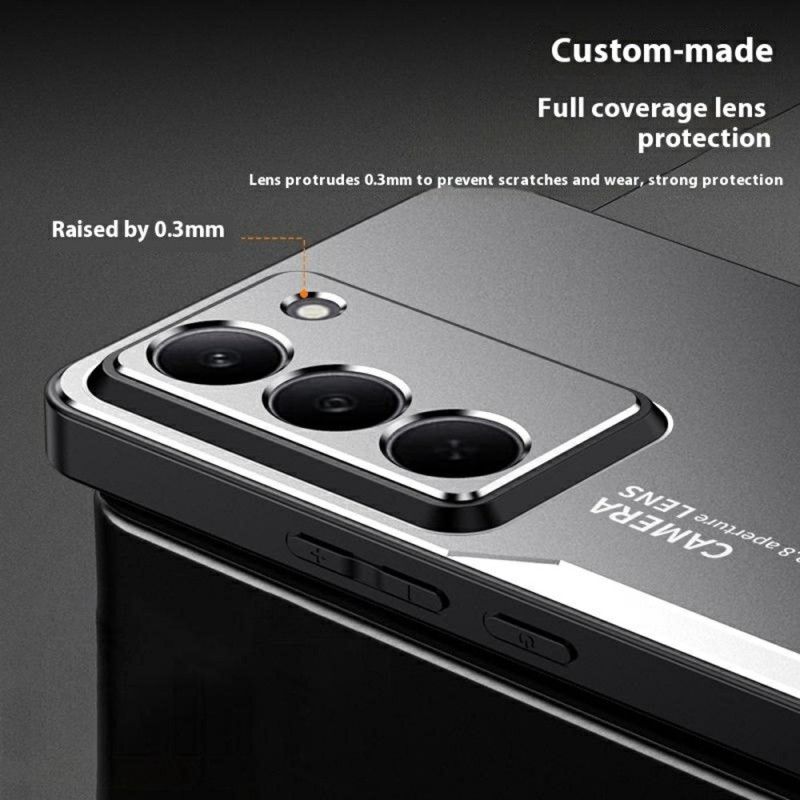 Cover Til Realme 14x 5g Metaleffekt