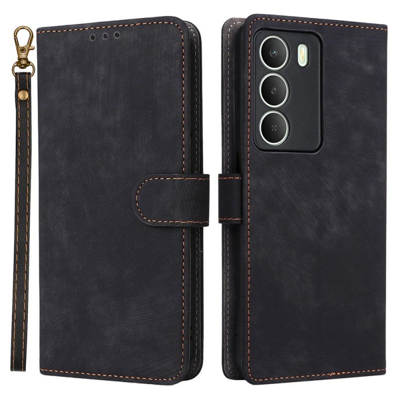 Flip Cover Realme 14x 5g Kunstlæder Med Rfid-beskyttelse