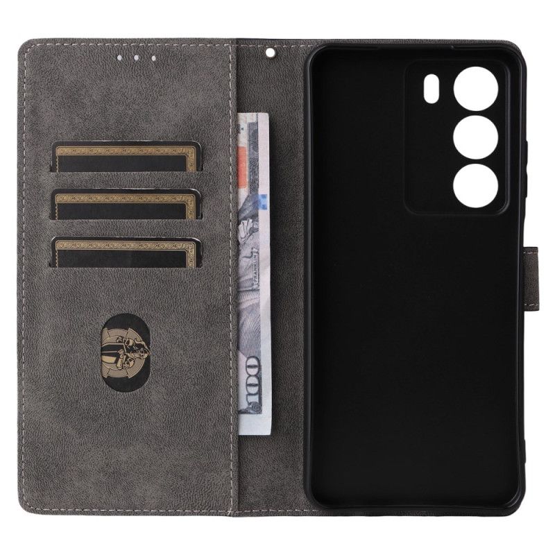 Flip Cover Realme 14x 5g Kunstlæder Med Rfid-beskyttelse