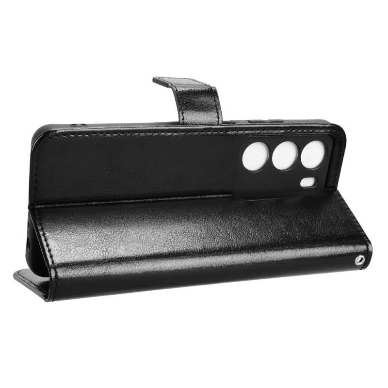 Flip Cover Til Realme 14x 5g Prangende Kunstlæder