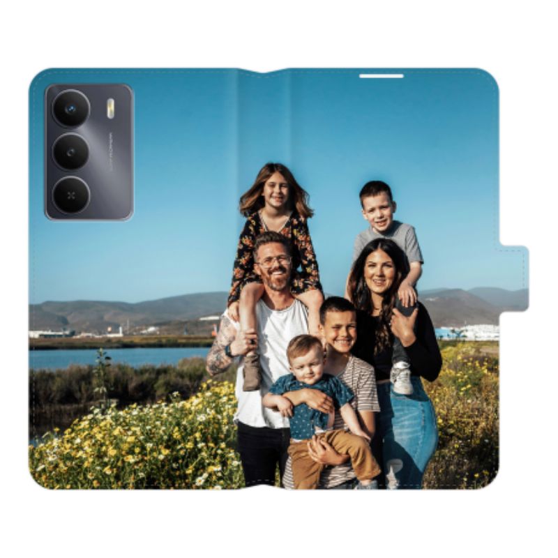 Læder Cover Realme 14x 5g Telefon Etui Personlig