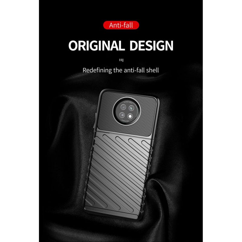 Cover for Xiaomi Redmi Note 9 5G / Note 9T 5G Sort Torden Serie