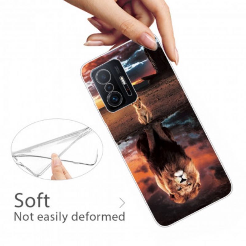 Cover Xiaomi Mi 11t / 11t Pro Telefon Etui Drøm Om Løveunge