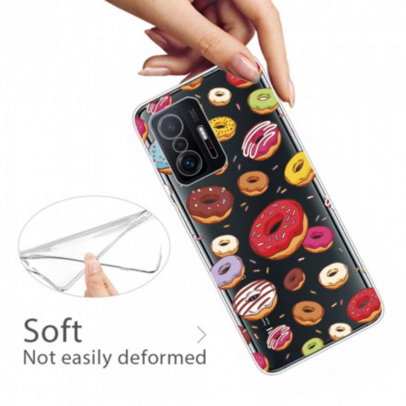 Cover Xiaomi Mi 11t / 11t Pro Telefon Etui Love Donuts