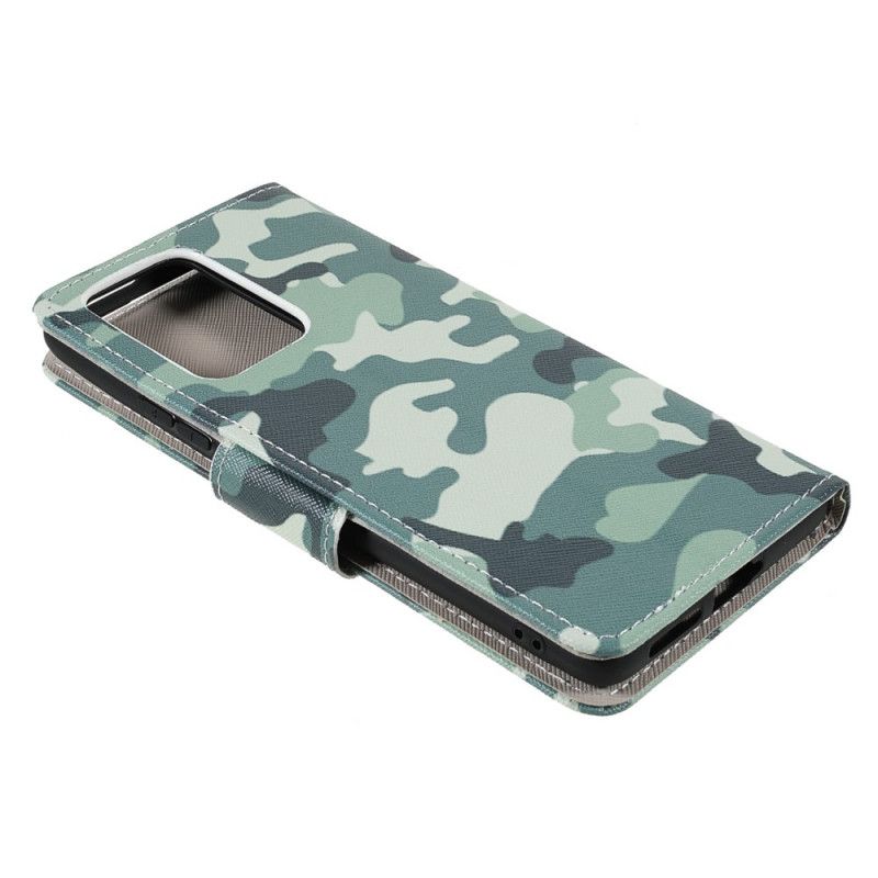 Flip Cover Til Xiaomi Mi 11t / 11t Pro Militær Camouflage
