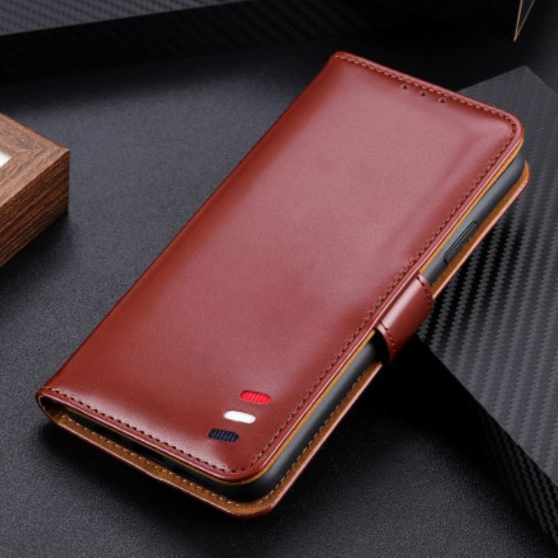 Flip Cover Xiaomi Mi 11t / 11t Pro Trefarvet Lædereffekt