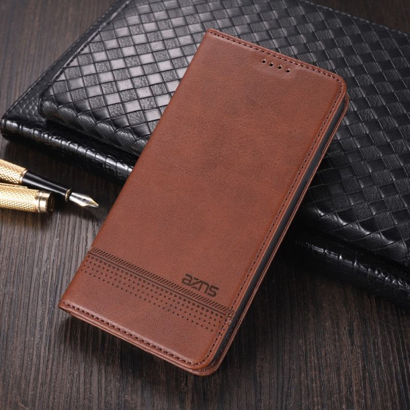 Læder Cover Xiaomi Mi 11t / 11t Pro Telefon Etui Azns Imiteret Læder