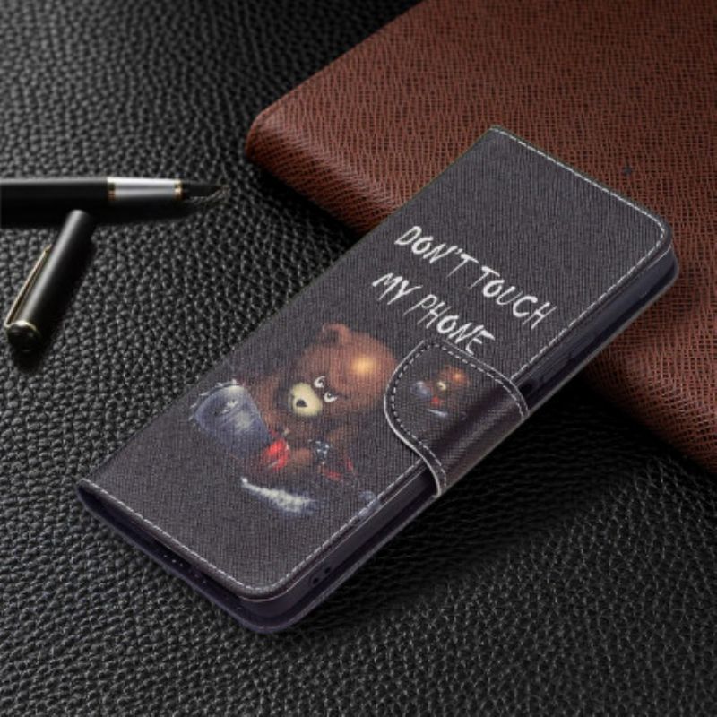 Læder Cover Xiaomi Mi 11t / 11t Pro Telefon Etui Farlig Bjørn