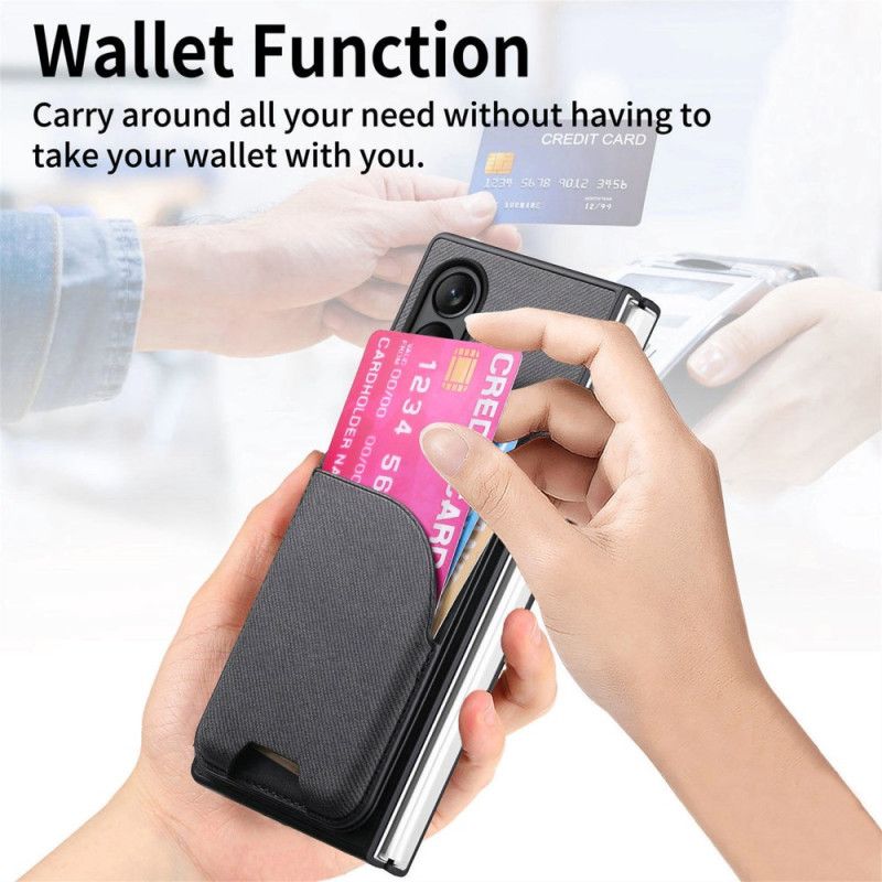 Cover Oppo Find N5 Magnetisk Med Stativ Og Aftagelig Etui