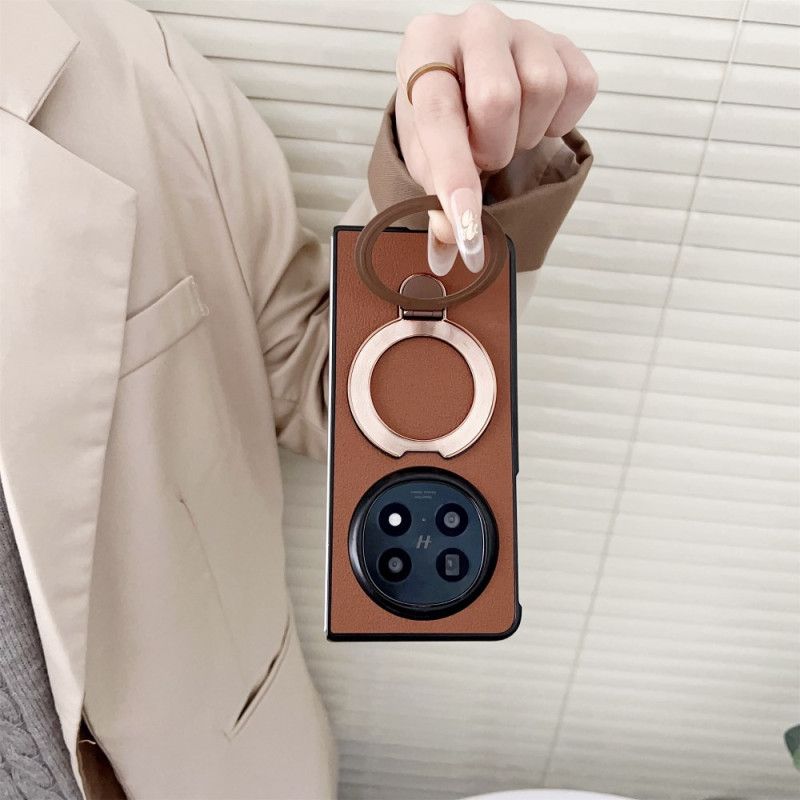 Cover Oppo Find N5 Ringholder I Kunstlæder