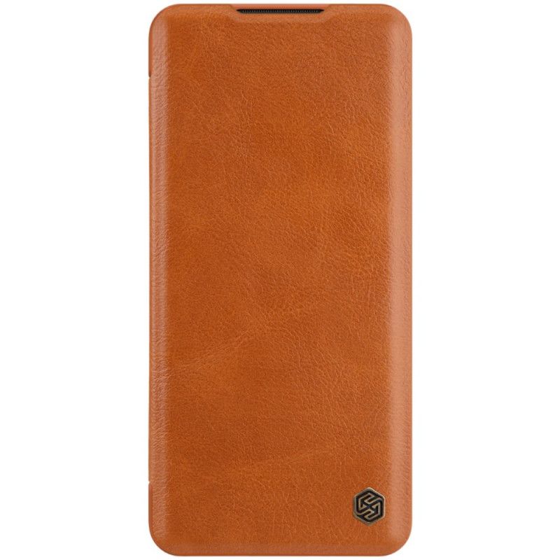 Læder Cover Xiaomi Mi Note 10 / 10 Pro Rød Nillkin Qin-Serie