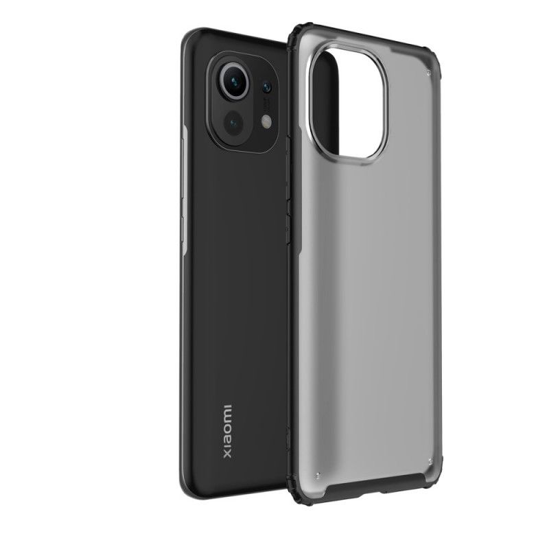 Cover Xiaomi Mi 11 Sort Frostet Hybrid