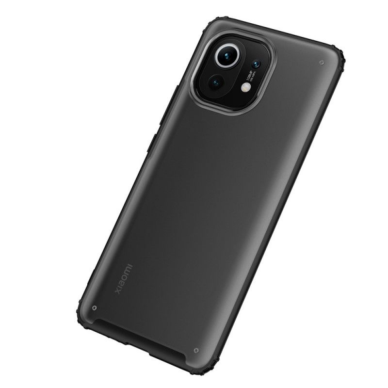 Cover Xiaomi Mi 11 Sort Frostet Hybrid