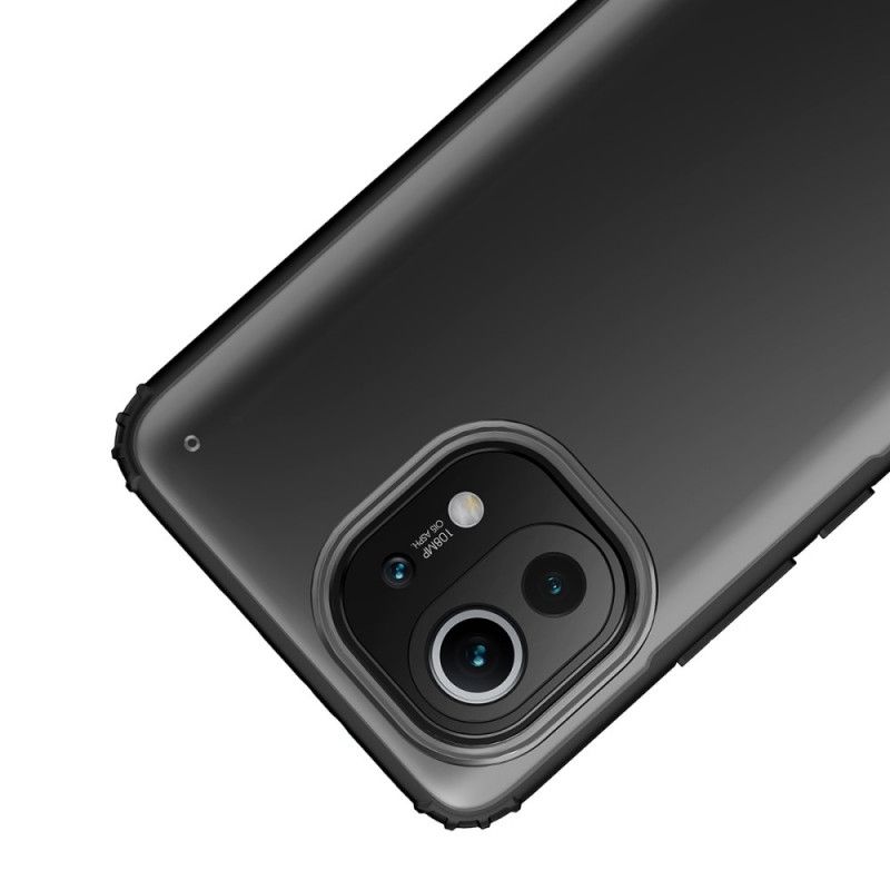 Cover Xiaomi Mi 11 Sort Frostet Hybrid