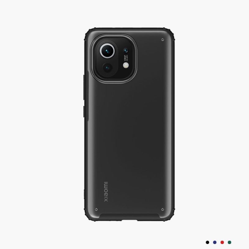 Cover Xiaomi Mi 11 Sort Frostet Hybrid