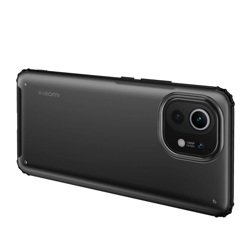 Cover Xiaomi Mi 11 Sort Frostet Hybrid