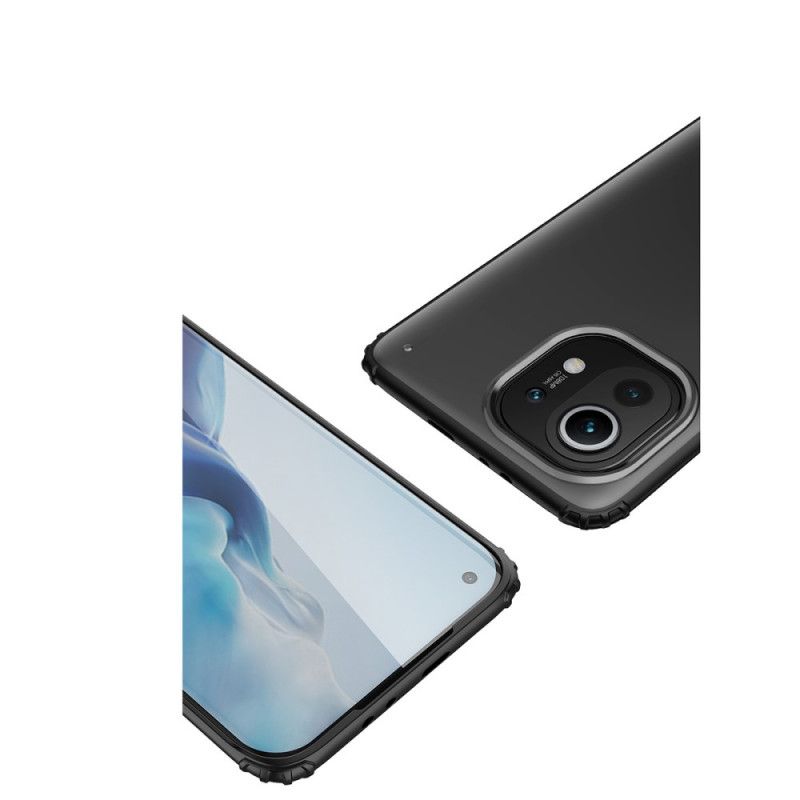 Cover Xiaomi Mi 11 Sort Frostet Hybrid