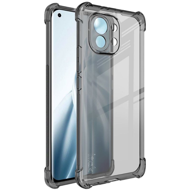 Cover Xiaomi Mi 11 Sort Gennemsigtig Med Imak Skærmfilm