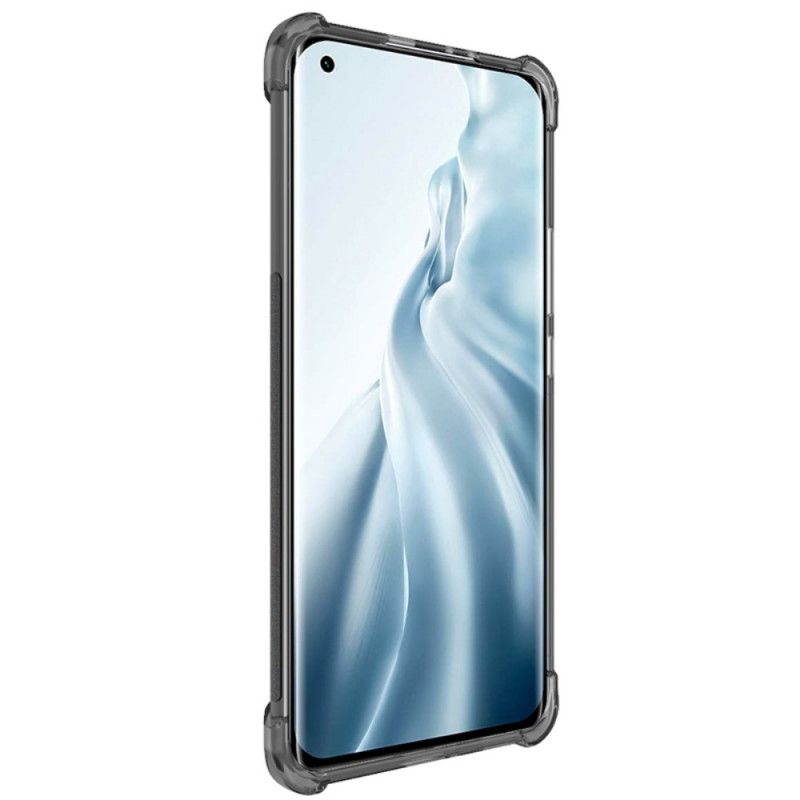 Cover Xiaomi Mi 11 Sort Gennemsigtig Med Imak Skærmfilm