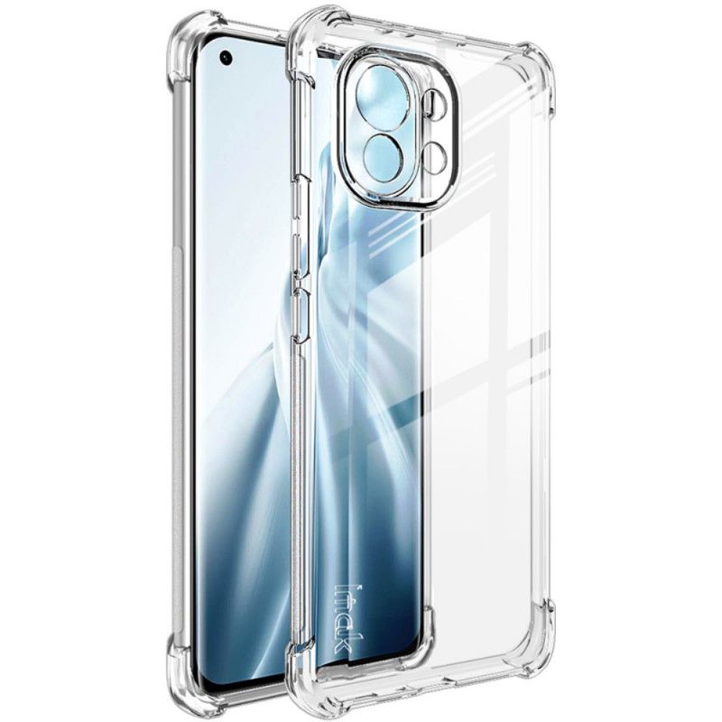 Cover Xiaomi Mi 11 Sort Gennemsigtig Med Imak Skærmfilm