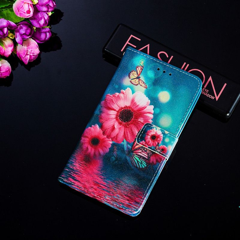 Flip Cover Læder Xiaomi Mi 11 Blomster Og Sommerfugle