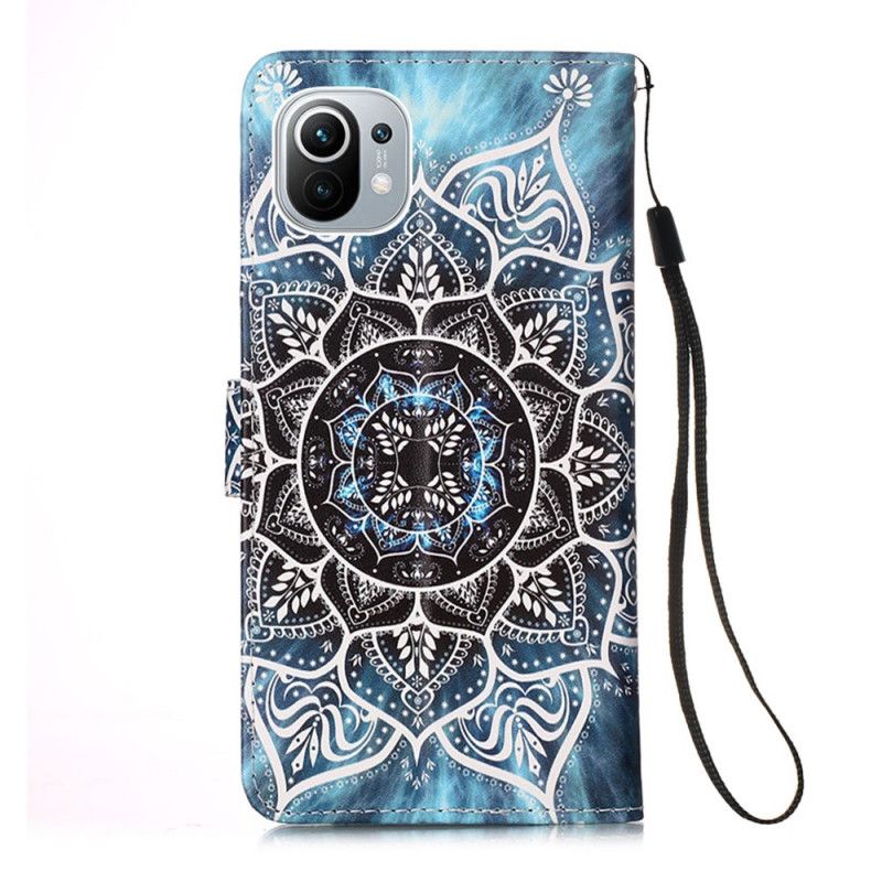 Flip Cover Læder Xiaomi Mi 11 Mandala På Himlen