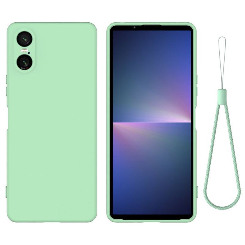 Cover Sony Xperia 10 Vi Flydende Silikone Strop