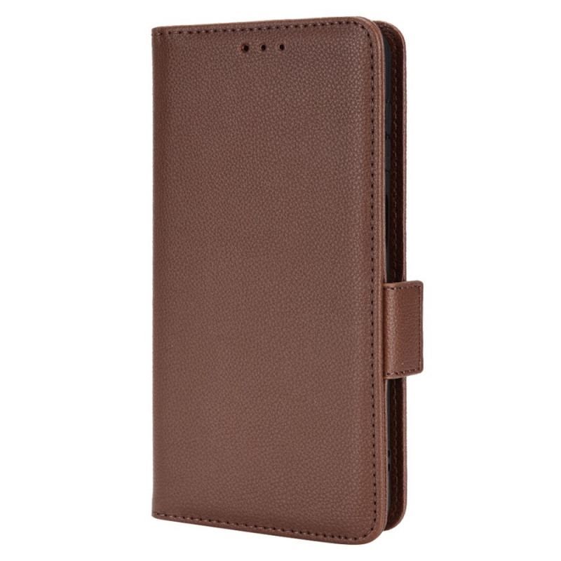 Flip Cover Samsung Galaxy M23 5G Lychee Læder Stil
