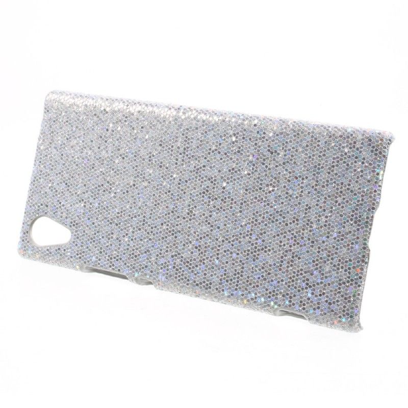 Cover Sony Xperia XA1 Sølv Pailletter