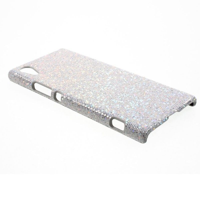 Cover Sony Xperia XA1 Sølv Pailletter