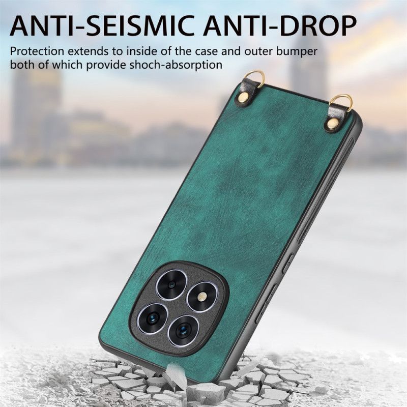 Cover Til Xiaomi Redmi Note 14 Pro Plus 5g Lædereffekt