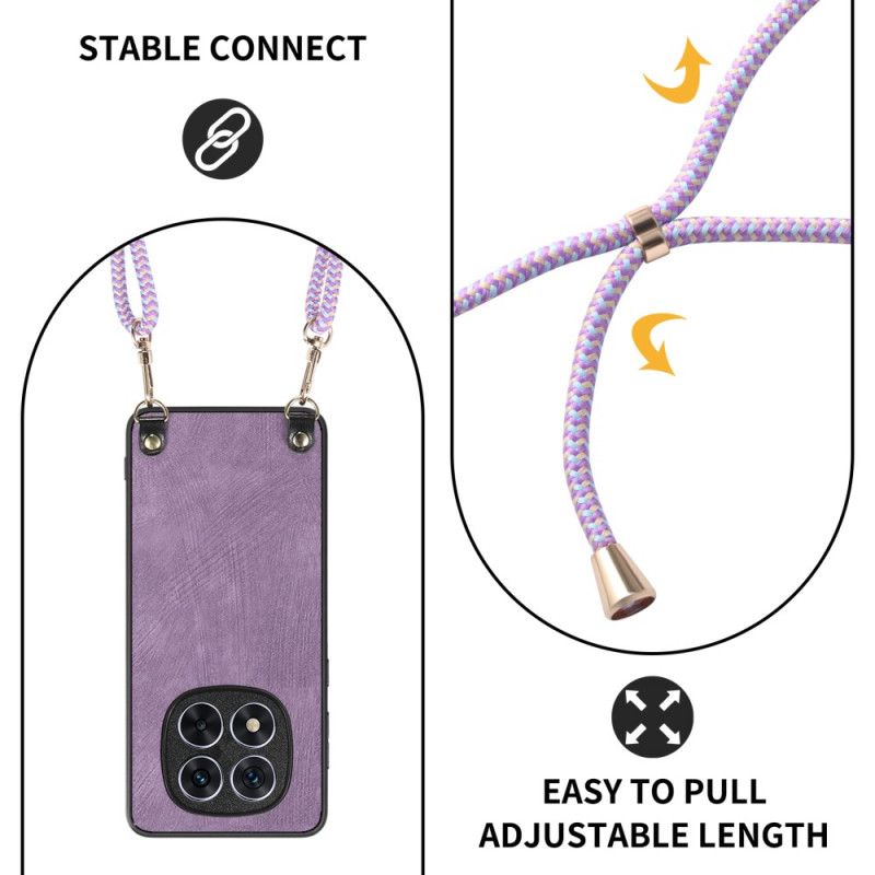 Cover Til Xiaomi Redmi Note 14 Pro Plus 5g Lædereffekt