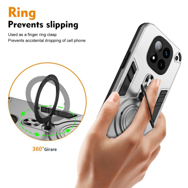 Cover Til Xiaomi Redmi Note 14 Pro Plus 5g Roterende Stativ