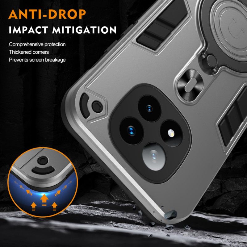 Cover Til Xiaomi Redmi Note 14 Pro Plus 5g Roterende Stativ