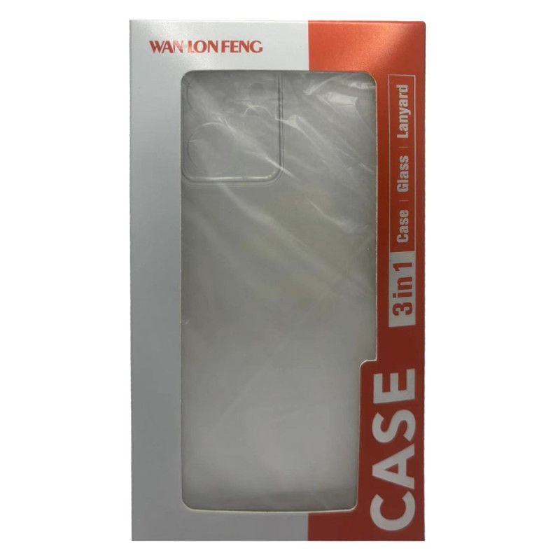 Cover Xiaomi Redmi Note 14 Pro Plus 5g Forstærket Transparent Med Hærdet Glasskærmbeskytter