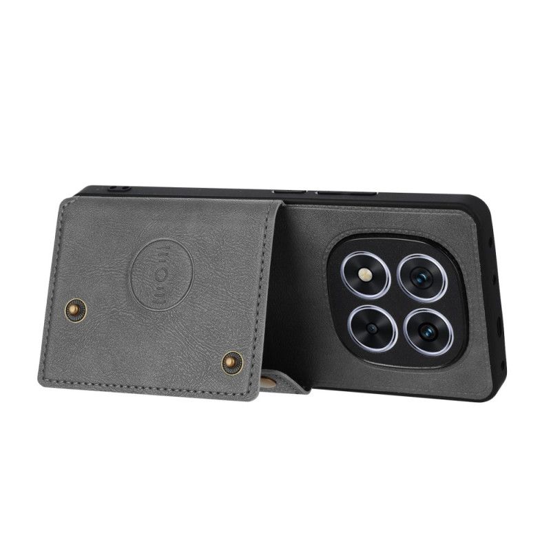 Cover Xiaomi Redmi Note 14 Pro Plus 5g Kortholder Og Stativ I Læderstil