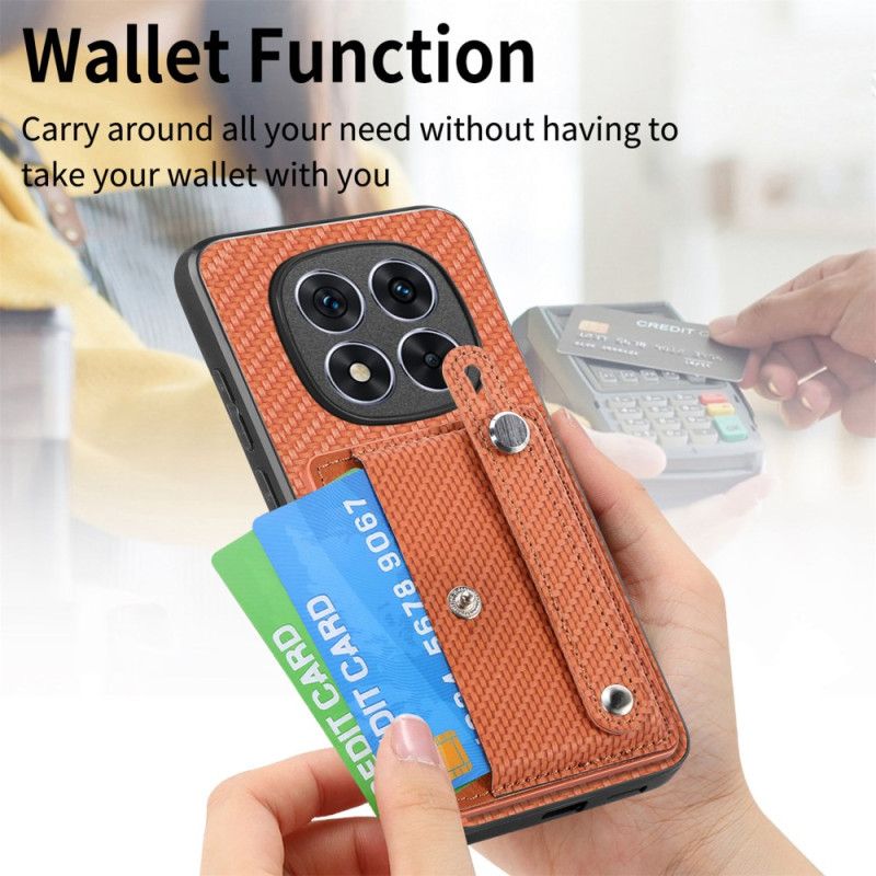 Cover Xiaomi Redmi Note 14 Pro Plus 5g Med Kortholder Og Manuel Rem