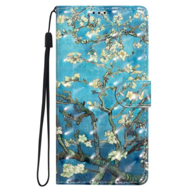 Flip Cover Til Xiaomi Redmi Note 14 Pro Plus 5g 3d Blomstermønster