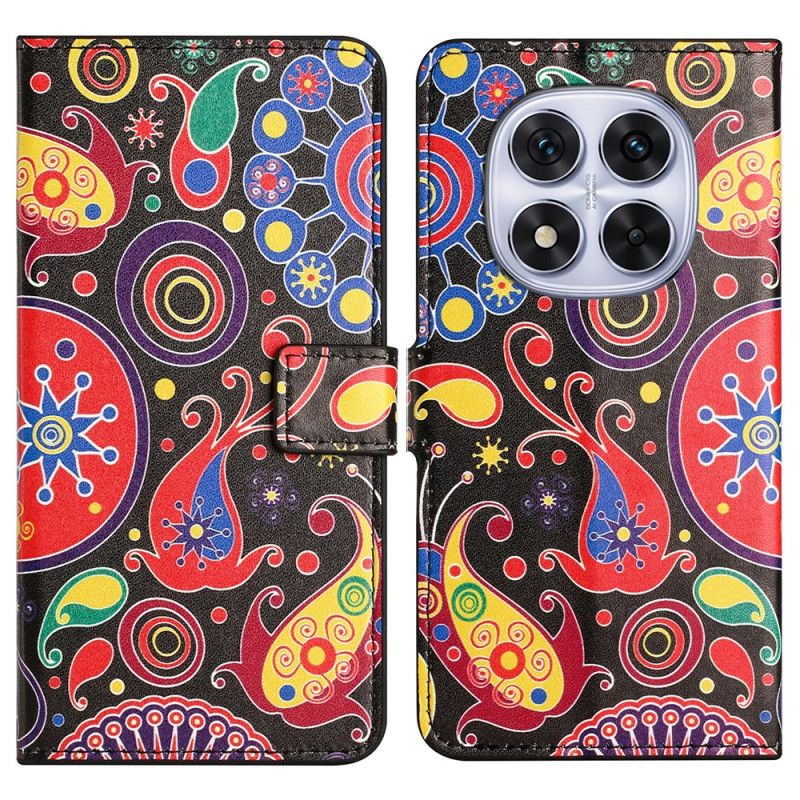 Flip Cover Til Xiaomi Redmi Note 14 Pro Plus 5g Galakseprint