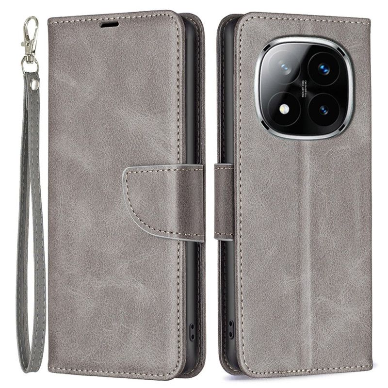 Flip Cover Til Xiaomi Redmi Note 14 Pro Plus 5g Skrå Remlukning