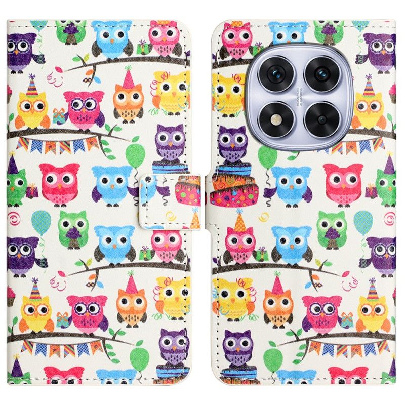 Flip Cover Til Xiaomi Redmi Note 14 Pro Plus 5g Ugler