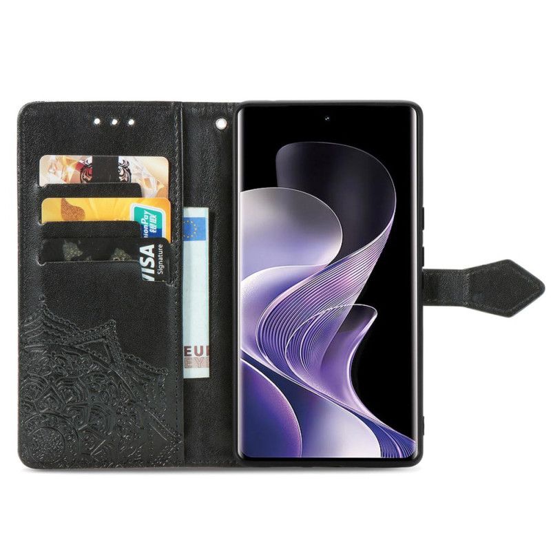 Flip Cover Xiaomi Redmi Note 14 Pro Plus 5g Barok Mandala