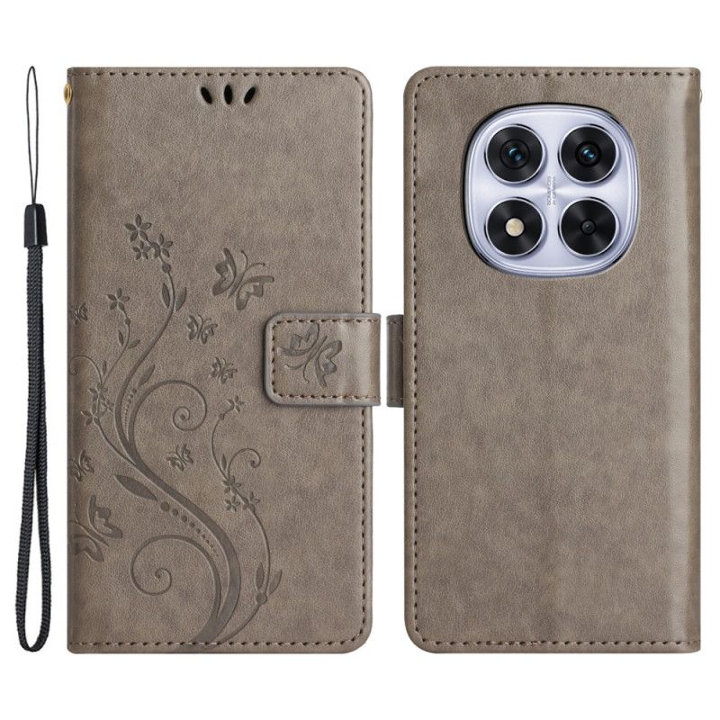 Flip Cover Xiaomi Redmi Note 14 Pro Plus 5g Blomsterprint