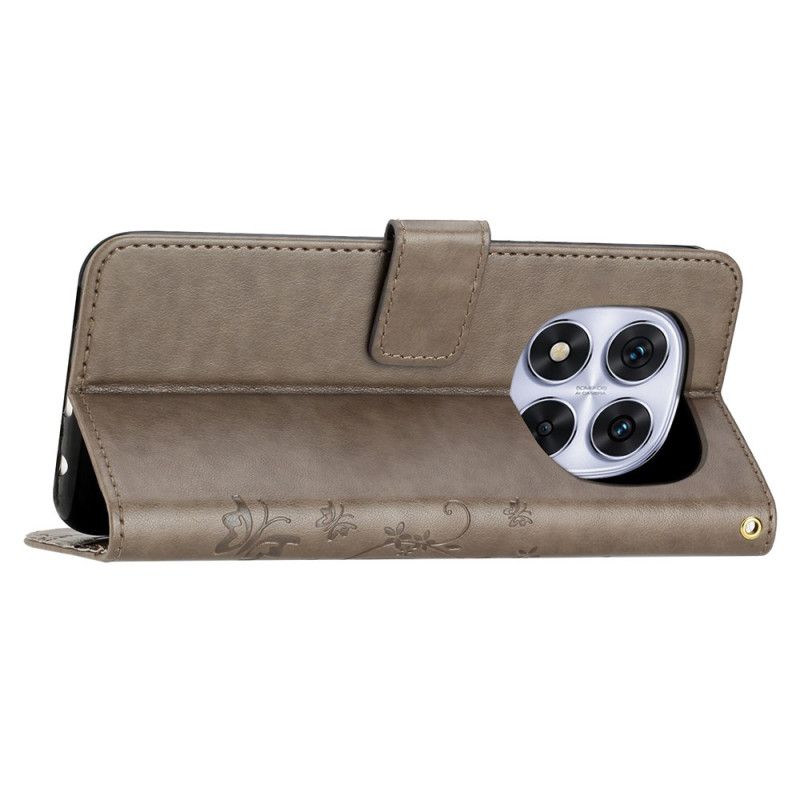 Flip Cover Xiaomi Redmi Note 14 Pro Plus 5g Blomsterprint