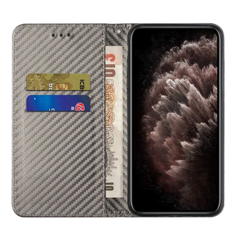 Flip Cover Xiaomi Redmi Note 14 Pro Plus 5g Kulfiber Strap-on