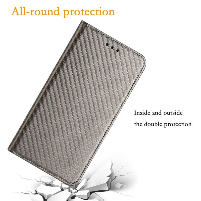 Flip Cover Xiaomi Redmi Note 14 Pro Plus 5g Kulfiber Strap-on
